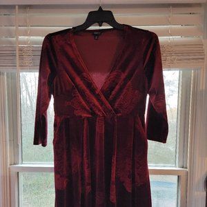 Torrid red velvet dress